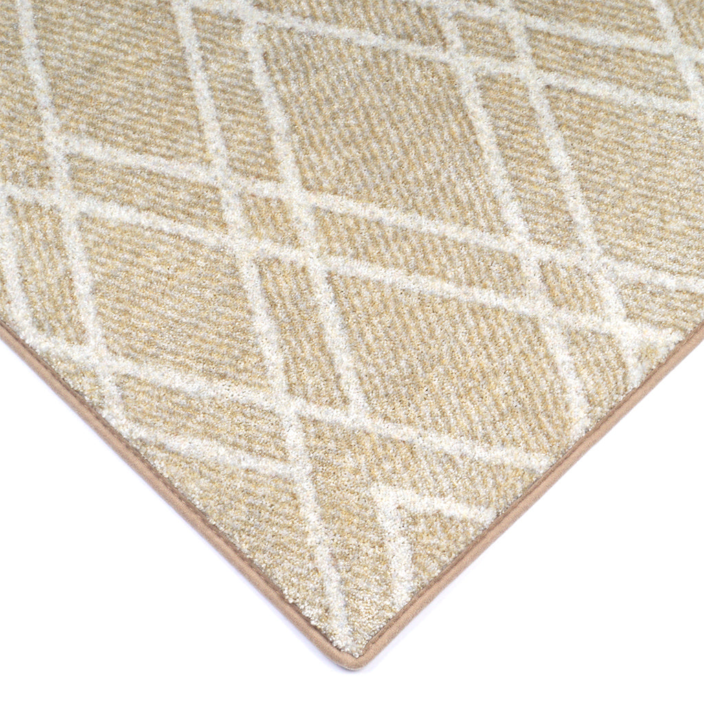 Kleur en patroon detail van een Coossii vloerkleed