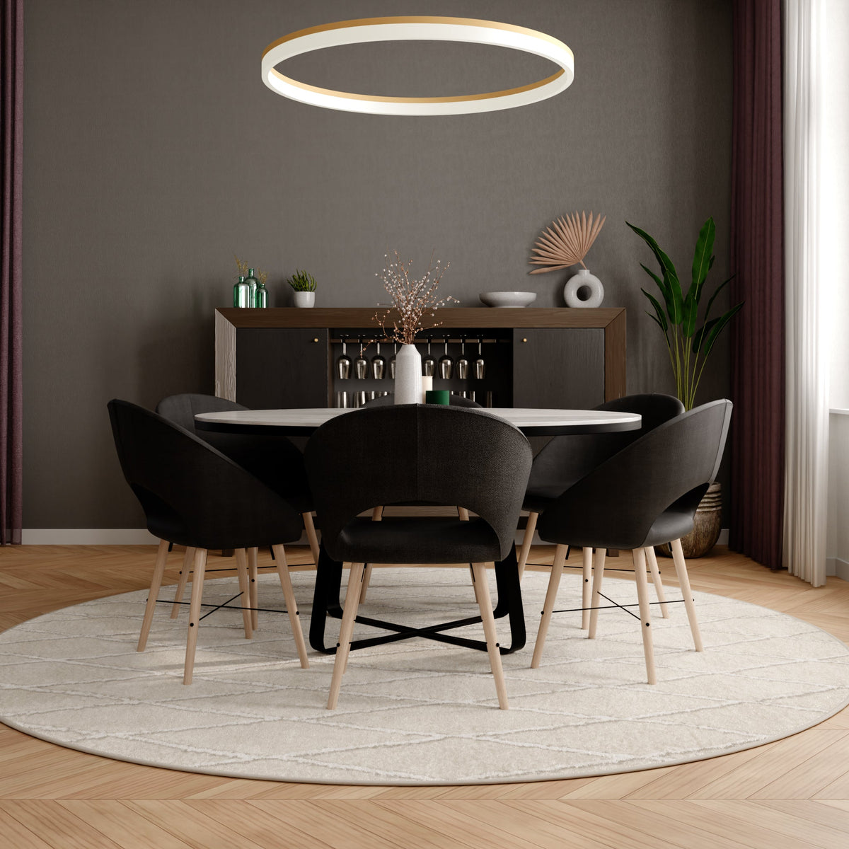 Rond vloerkleed op maat