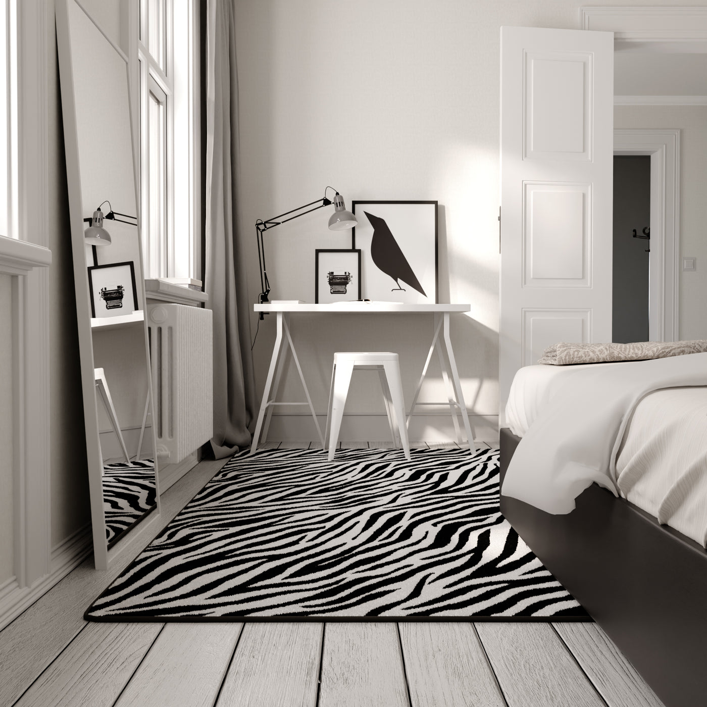 Fatima - Zebra White