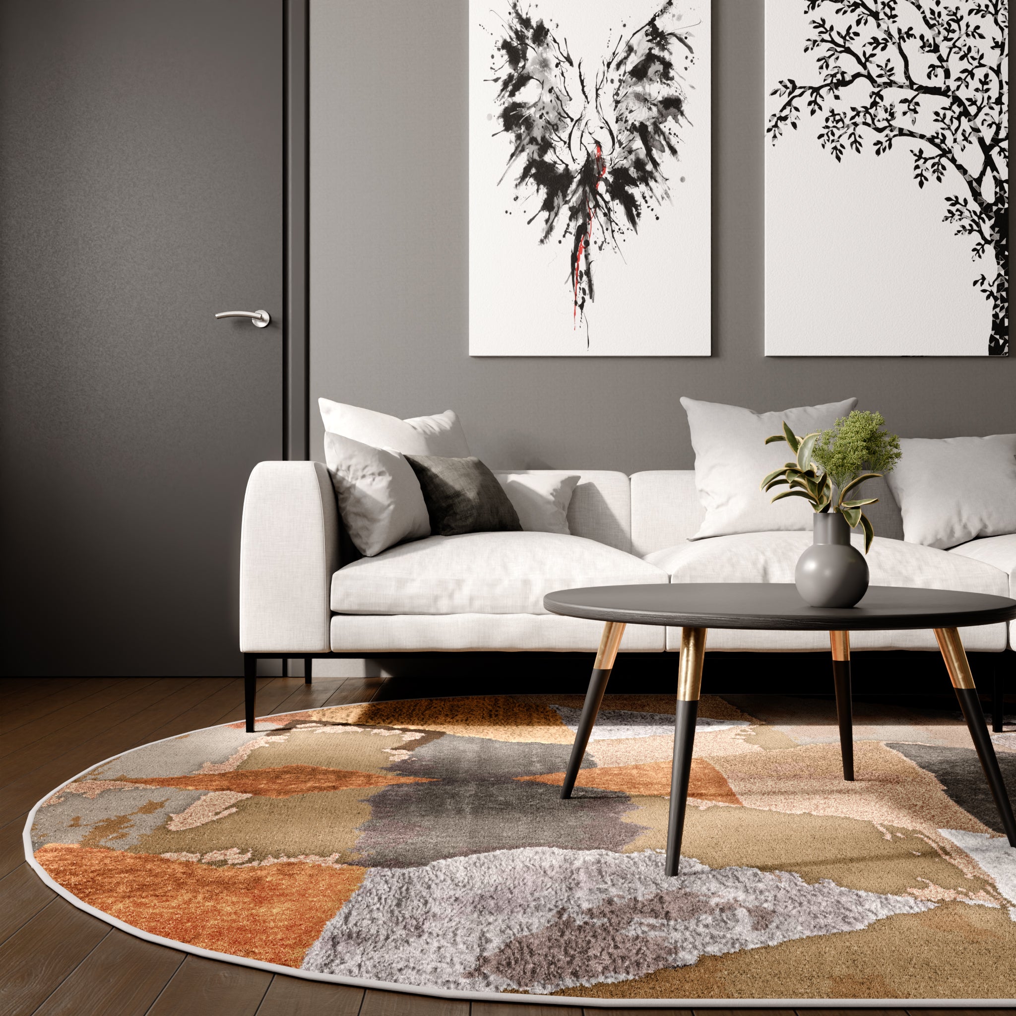 Giulia - Multicolor Grijs