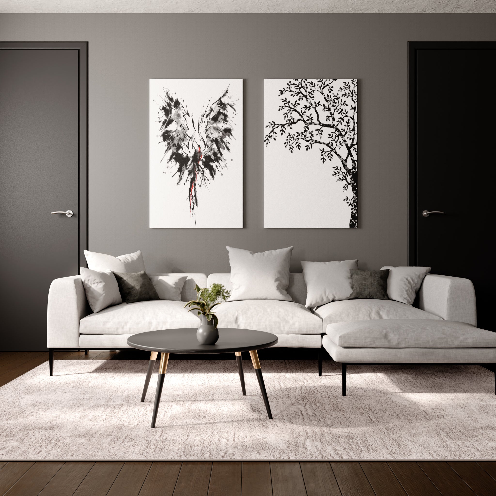 Signe - Grijs Linnen